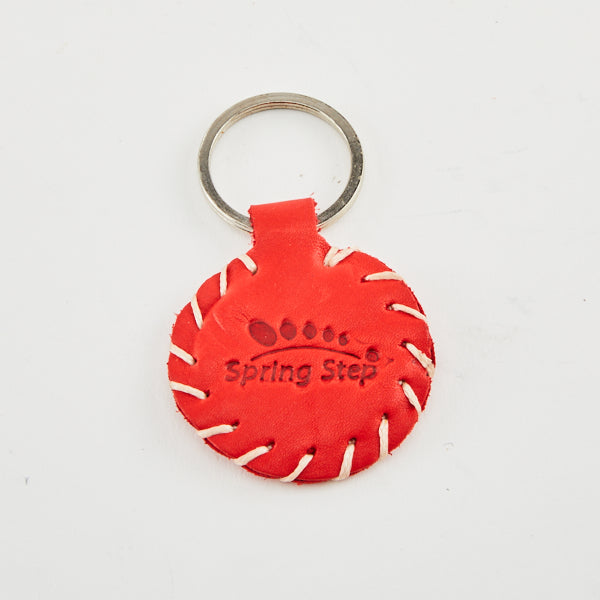 Spring Step SPRING STEP Leather Keychain shoe in red with leather upper