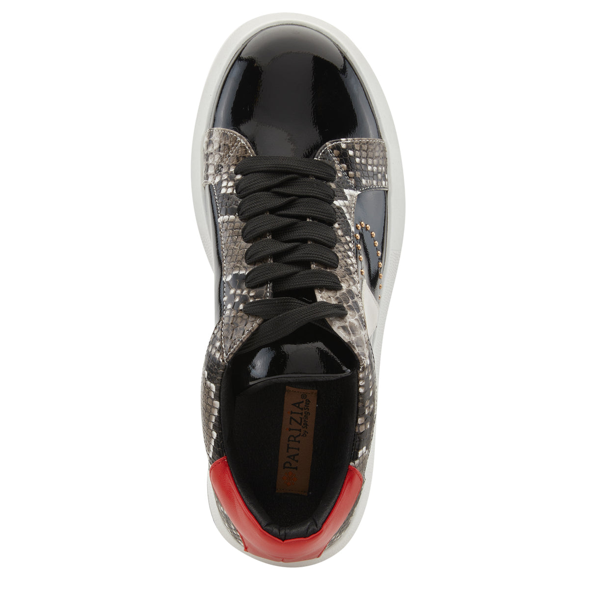 Patrizia PATRIZIA HEARTTHROB LACE-UP SNEAKERS sneaker in black patent multi with stylish fashion design