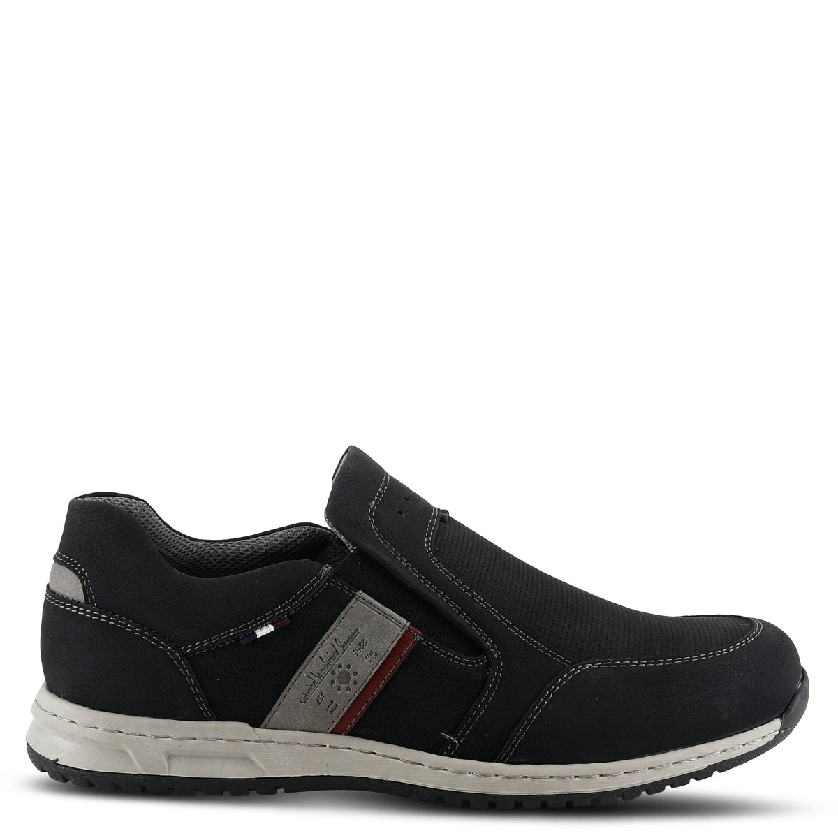 Spring Step SPRING STEP RELIFE MEN HOOVER SLIP-ON SNEAKERS sneaker in black with comfortable everyday design