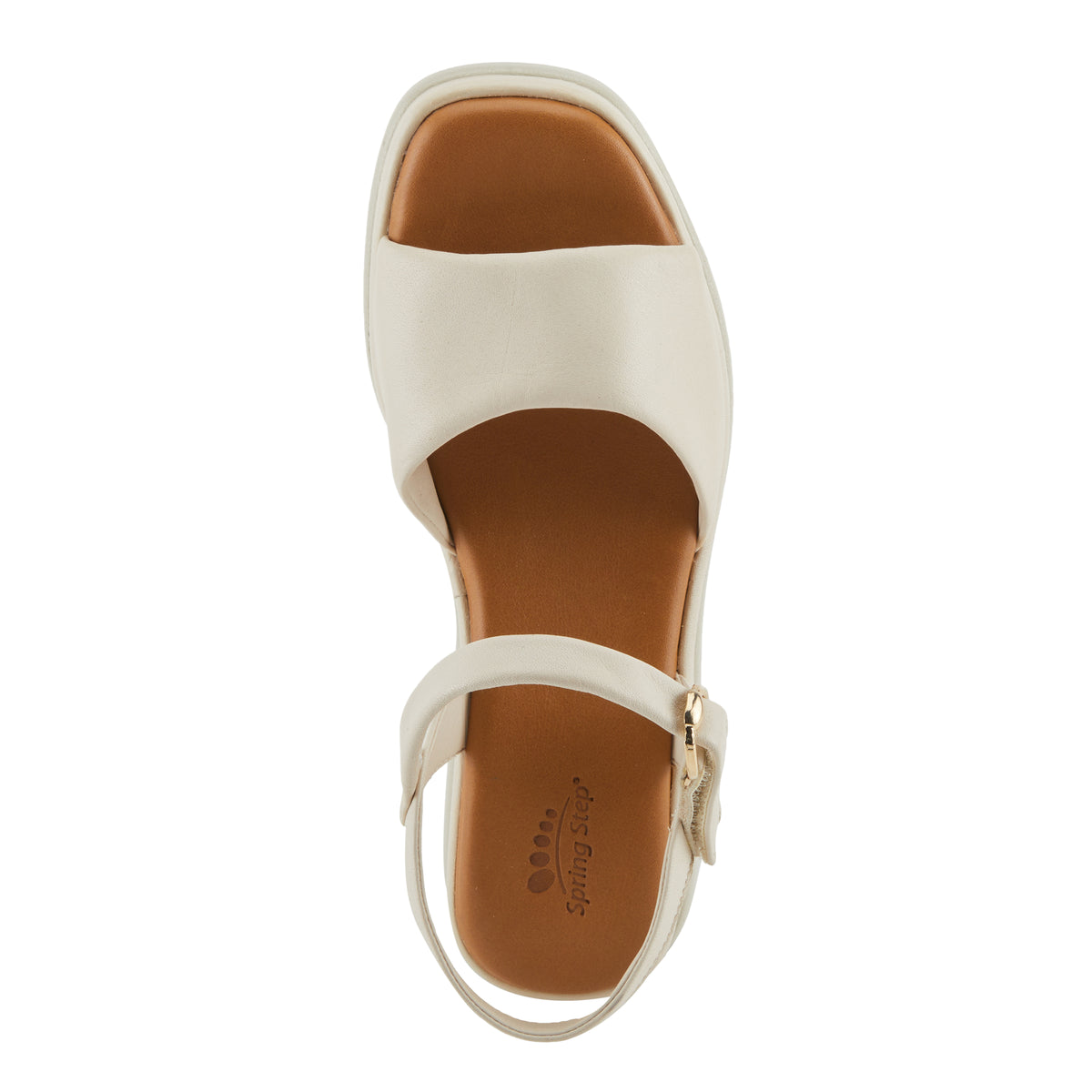 Spring Step SPRING STEP HUNTINGTON SANDALS sandal in ivory with comfortable everyday design