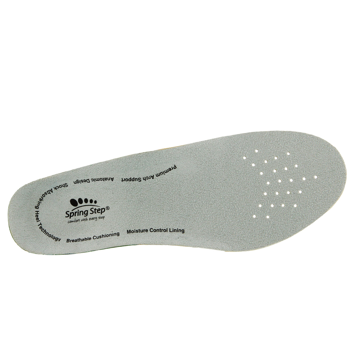 Spring Step SPRING STEP I6W Women's ORTHOTIC INSERTS shoe in black with comfortable everyday design
