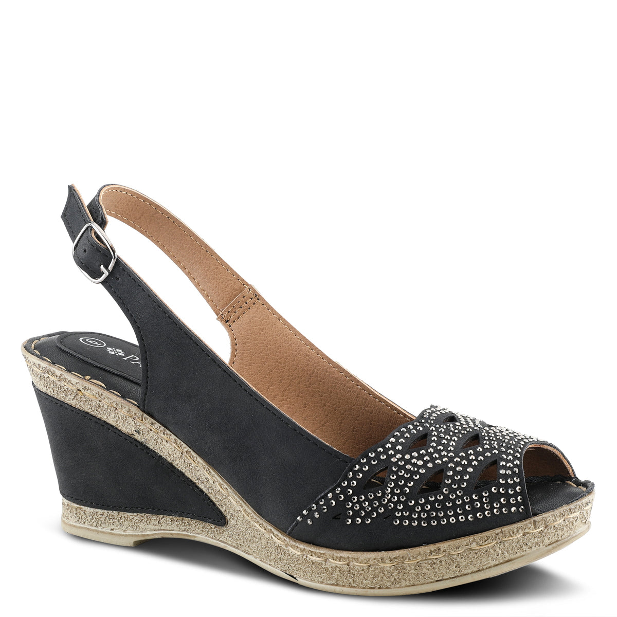 Patrizia PATRIZIA IOLITE SLINGBACK SANDALS sandal in black with stylish fashion design