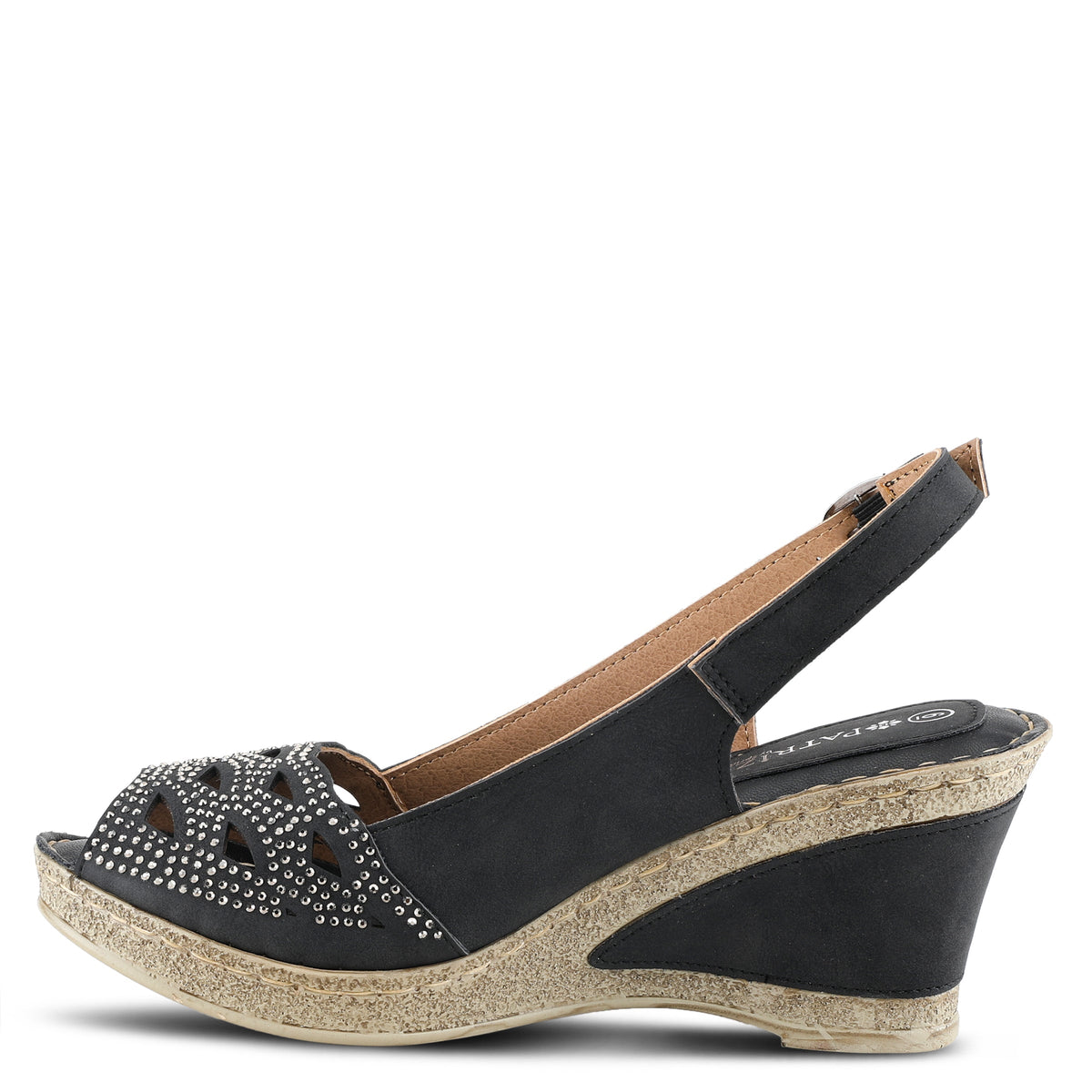 Patrizia PATRIZIA IOLITE SLINGBACK SANDALS sandal in black with stylish fashion design