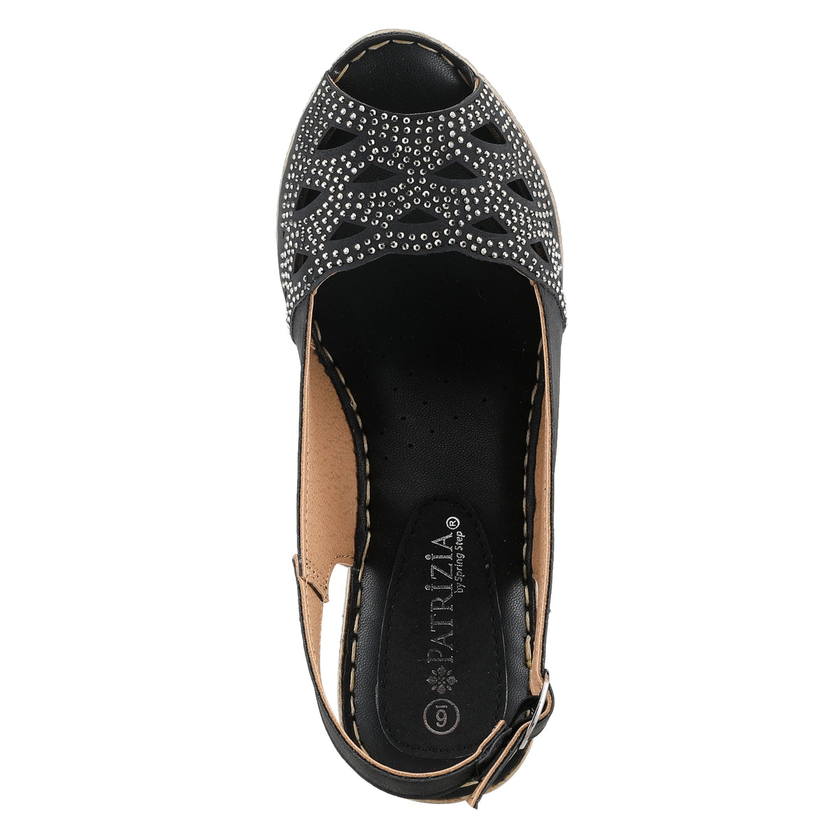 Patrizia PATRIZIA IOLITE SLINGBACK SANDALS sandal in black with stylish fashion design