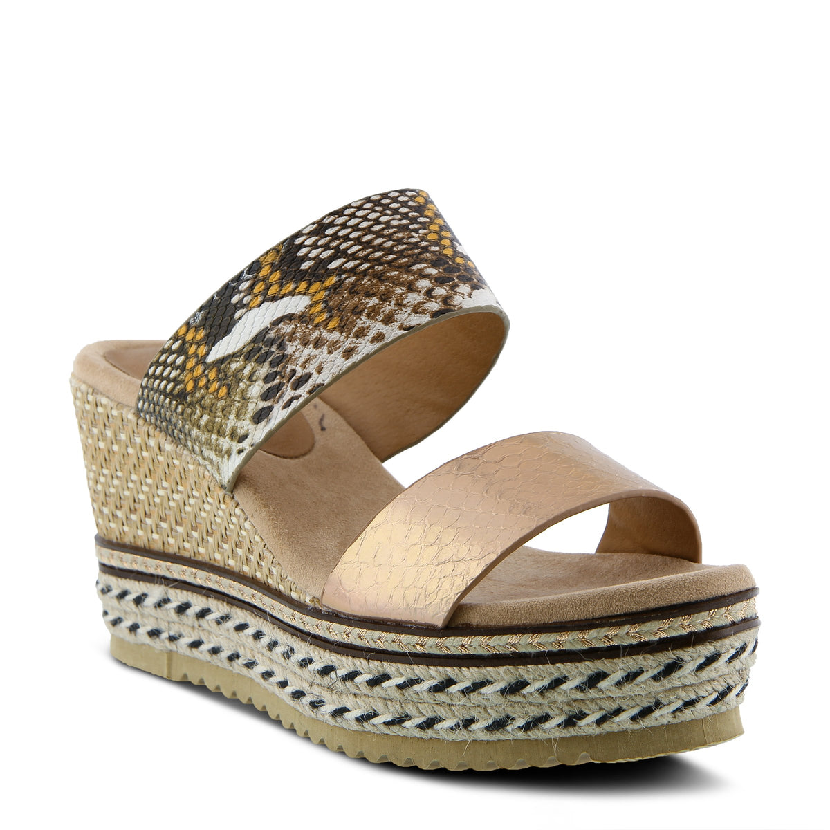 Patrizia PATRIZIA JAENELLE SLIDE SANDAL sandal in champagne multi with stylish fashion design