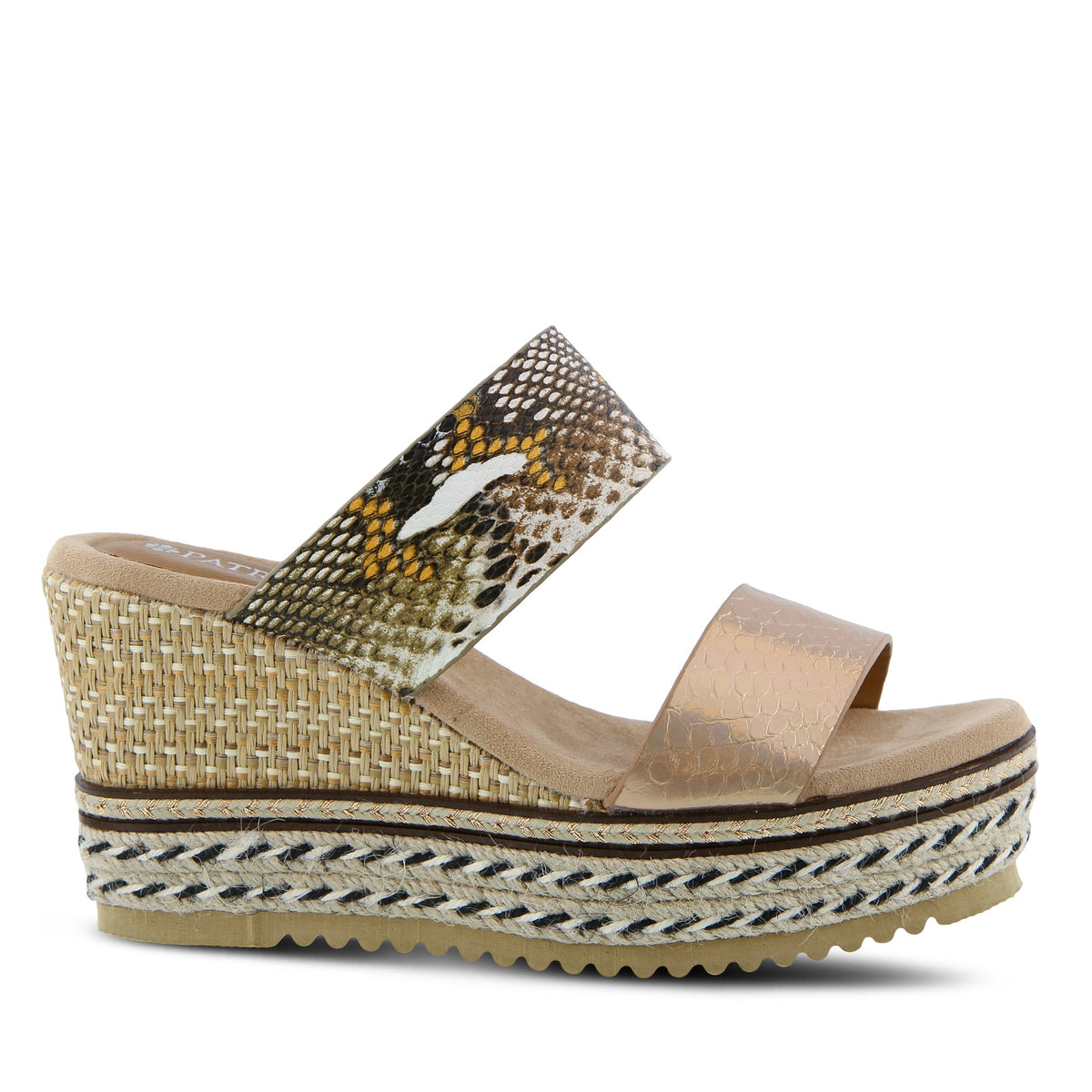 Patrizia PATRIZIA JAENELLE SLIDE SANDAL sandal in champagne multi with stylish fashion design