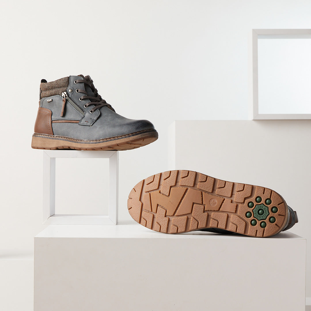 Spring Step SPRING STEP RELIFE MEN JOHNNY BOOTIES boot in blue with comfortable everyday design