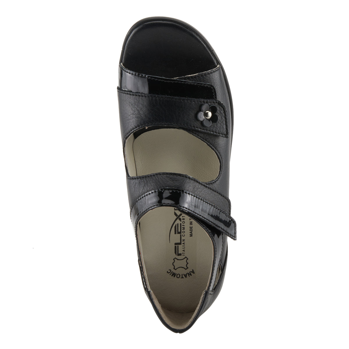 Flexus FLEXUS JORDIMARIE SANDALS sandal in black multi with flexible sole