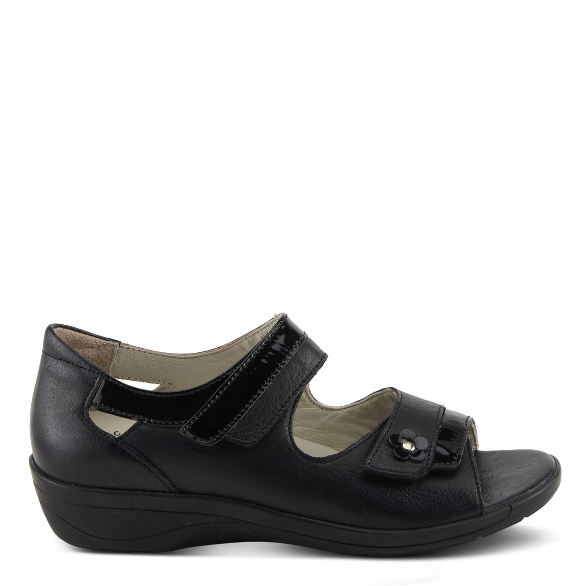 Flexus FLEXUS JORDIMARIE SANDALS sandal in black multi with flexible sole