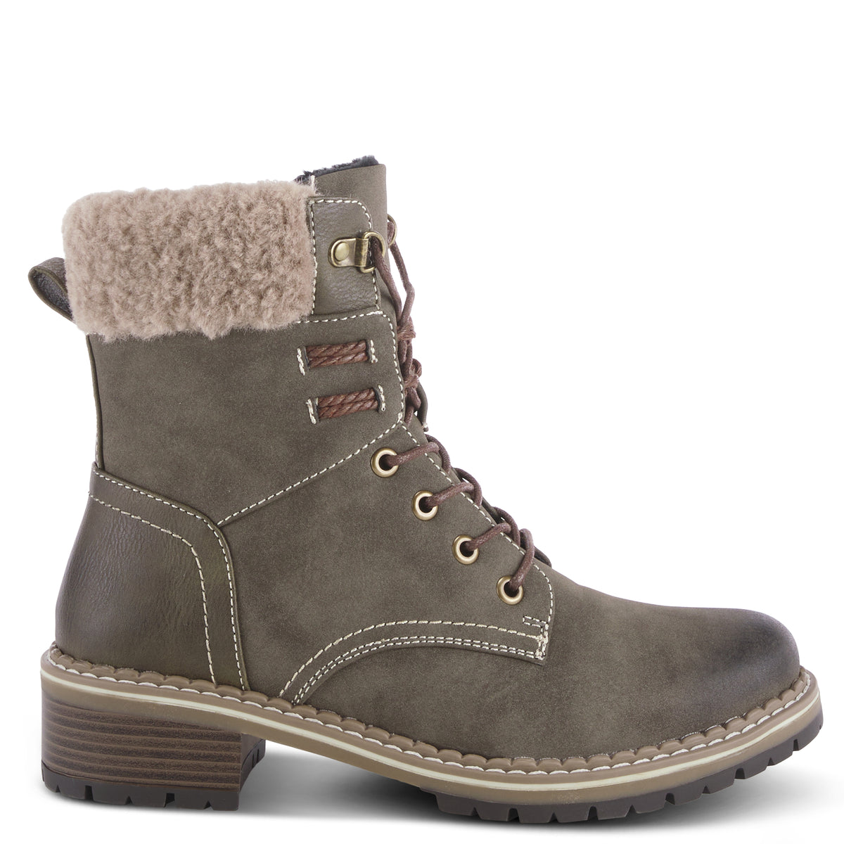 Patrizia PATRIZIA JORDYN BOOTIE boot in olive green with stylish fashion design