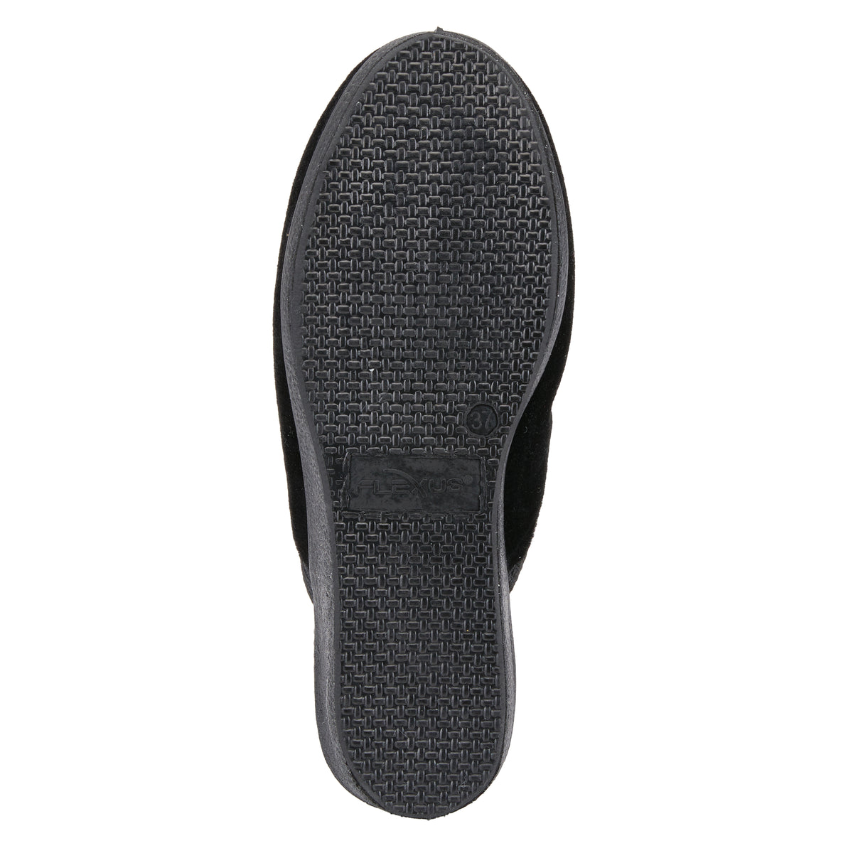 Flexus FLEXUS JOSIE SLIPPERS comfort shoe in black with flexible sole