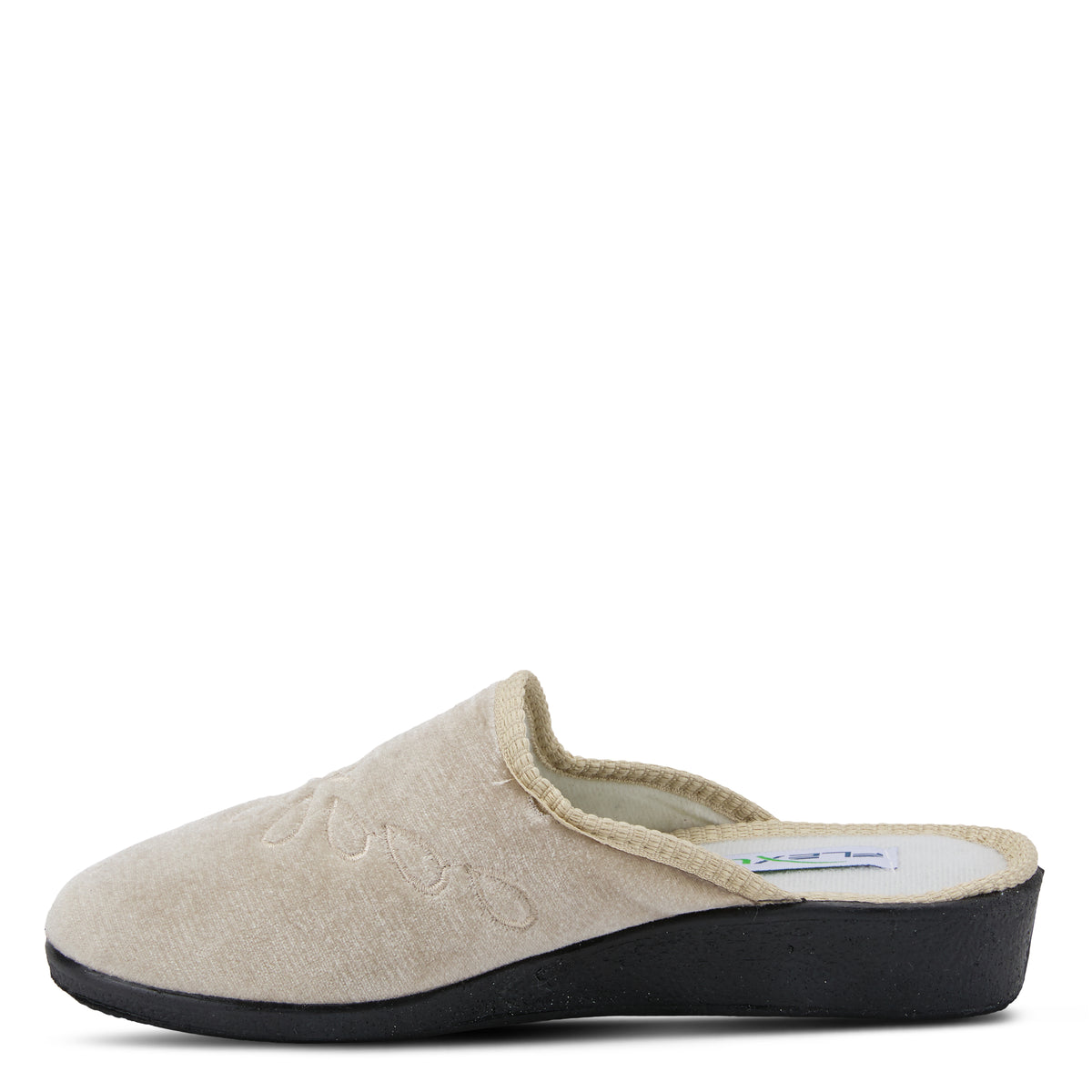 Flexus FLEXUS JOSIE SLIPPERS comfort shoe in beige with flexible sole
