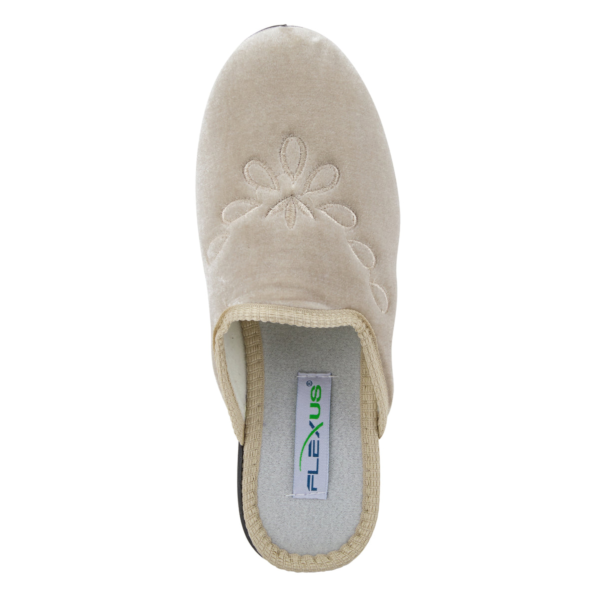 Flexus FLEXUS JOSIE SLIPPERS comfort shoe in beige with flexible sole