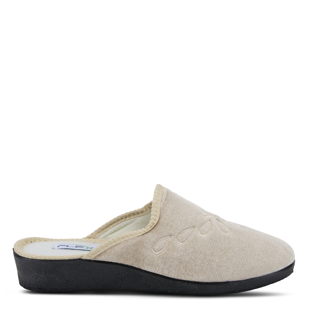 Flexus FLEXUS JOSIE SLIPPERS comfort shoe in beige with flexible sole