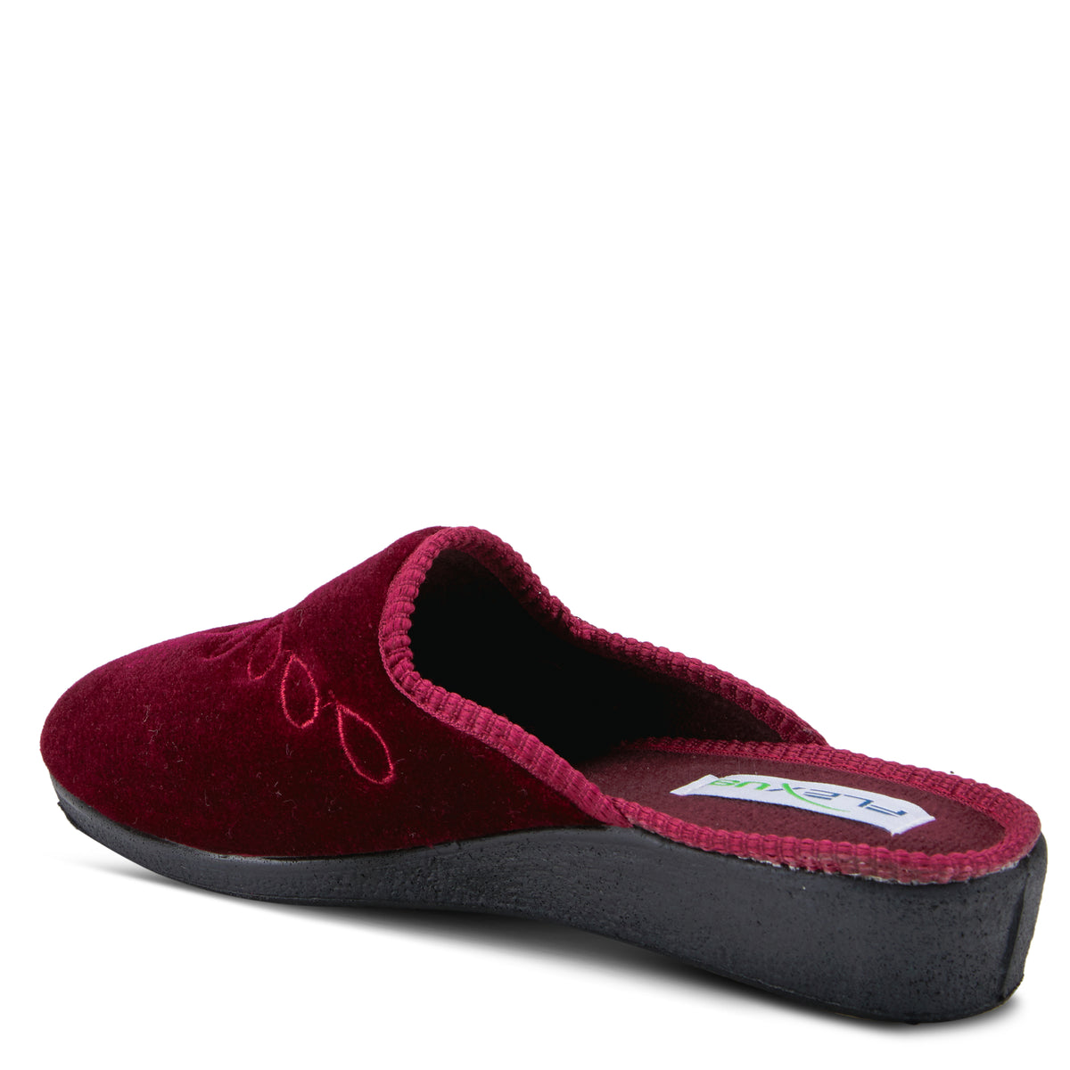 Flexus FLEXUS JOSIE SLIPPERS comfort shoe in bordeaux with flexible sole