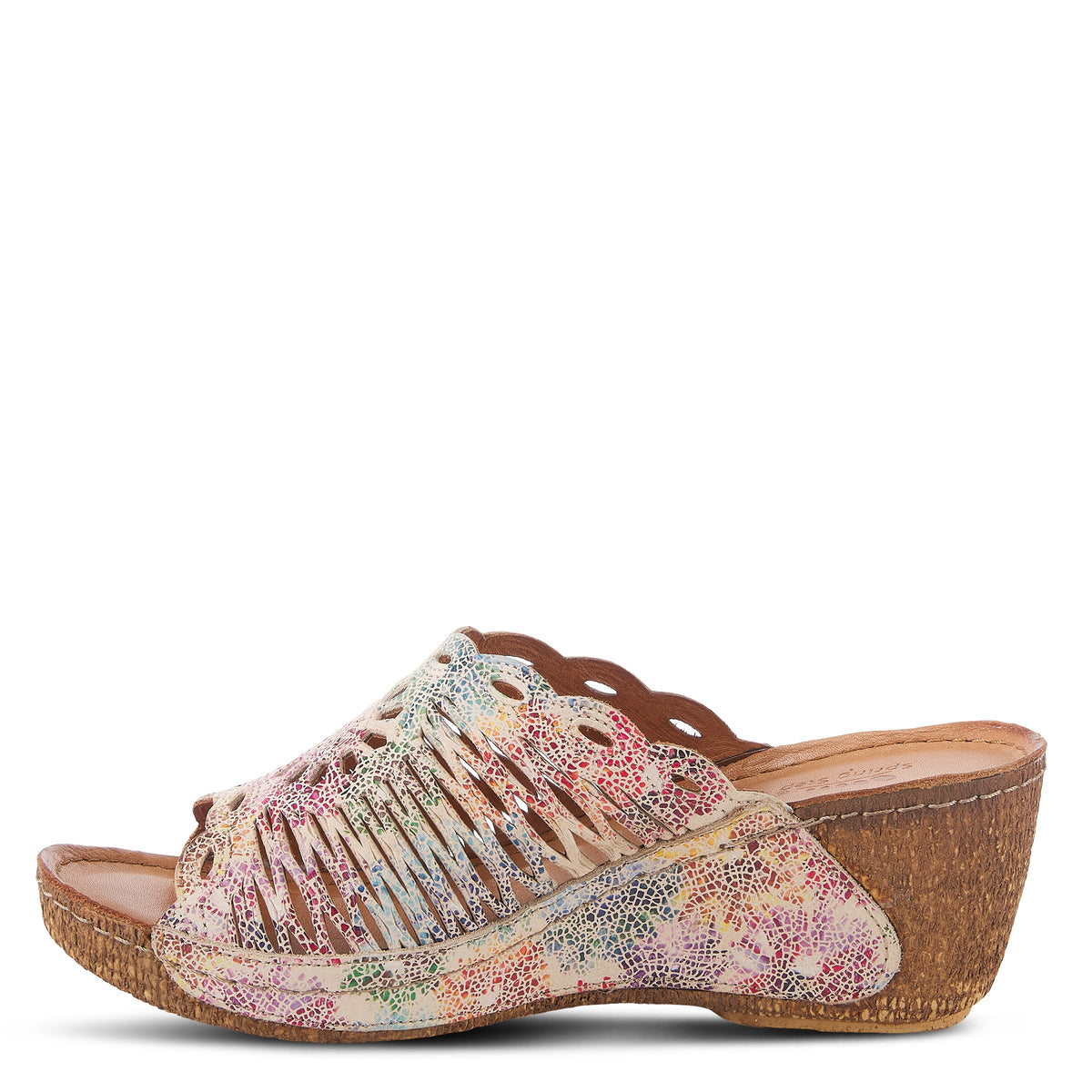 Spring Step SPRING STEP JUSTINIE SANDAL sandal in blush multi with comfortable everyday design