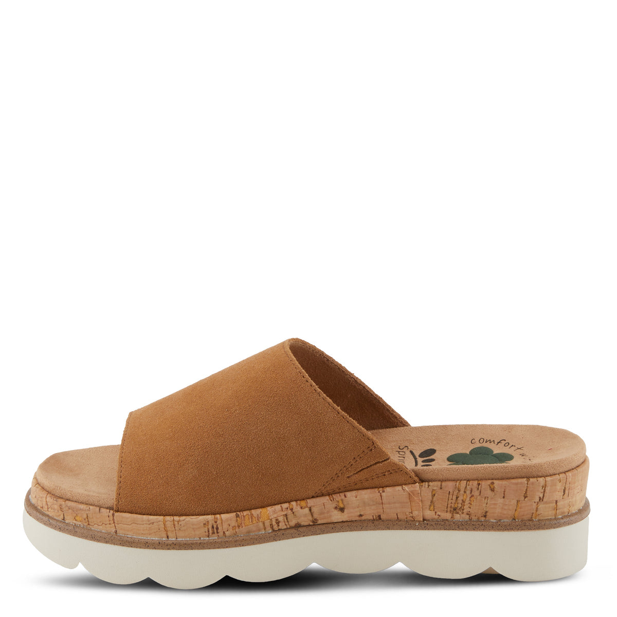 Spring Step SPRING STEP RELIFE KAMALEIA SANDALS sandal in camel suede with comfortable everyday design