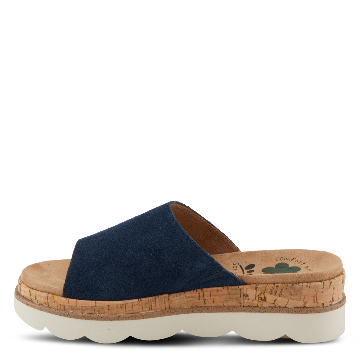 Spring Step SPRING STEP RELIFE KAMALEIA SANDALS sandal in navy suede with comfortable everyday design