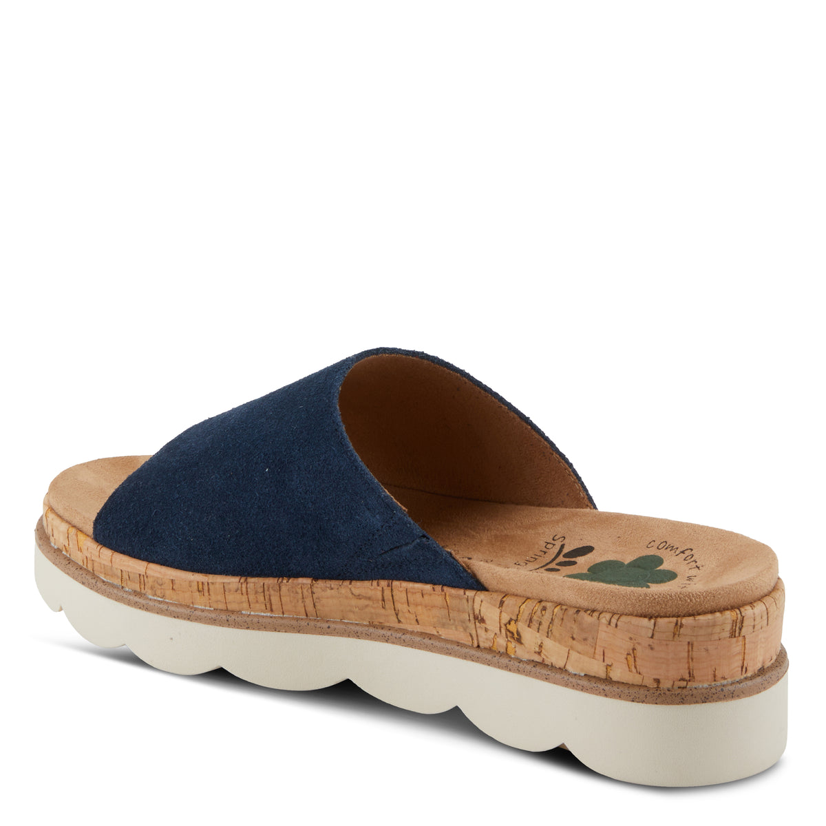 Spring Step SPRING STEP RELIFE KAMALEIA SANDALS sandal in navy suede with comfortable everyday design