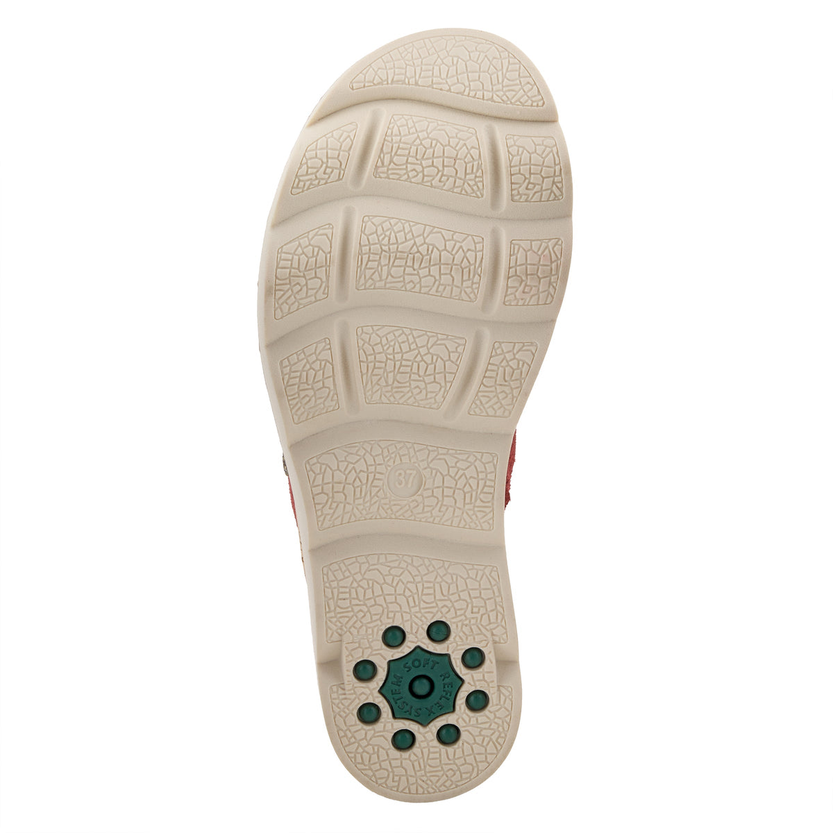 Spring Step SPRING STEP RELIFE KAMALEIA SANDALS sandal in red suede with comfortable everyday design