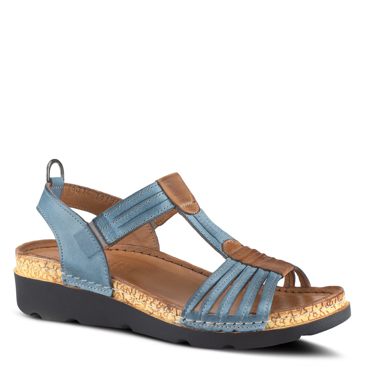 Spring Step SPRING STEP KASBA SANDAL sandal in blue with comfortable everyday design