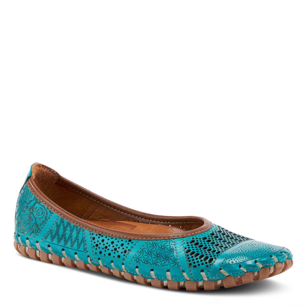 Spring Step SPRING STEP KENYETTA SHOE shoe in turquoise with comfortable everyday design