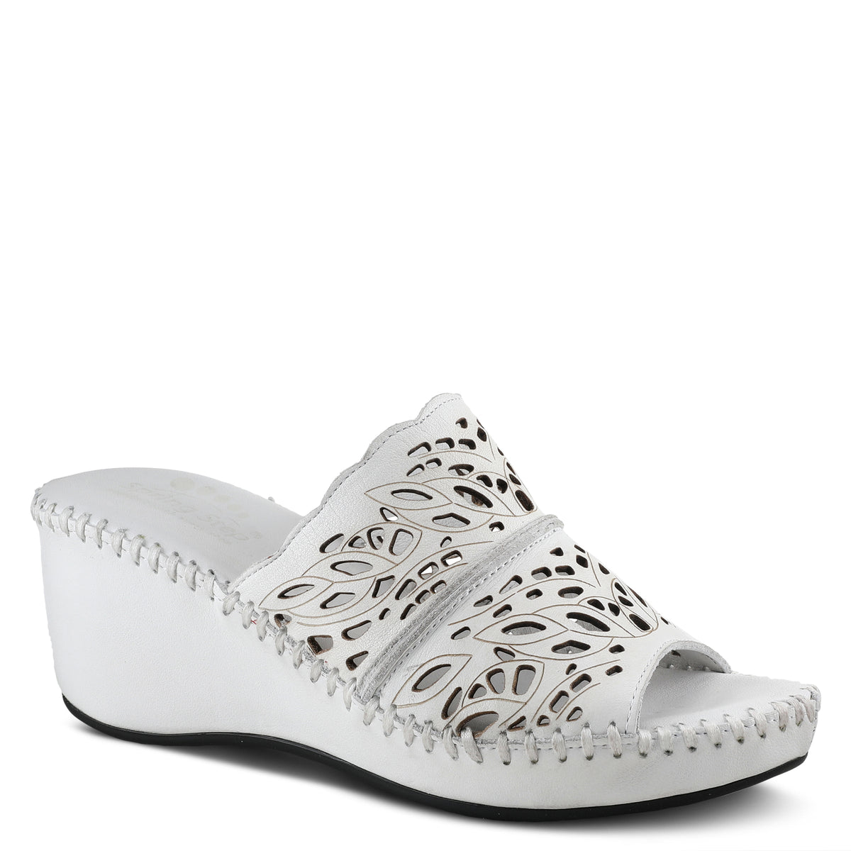 Spring Step SPRING STEP KHYAHEY SLIDE SANDALS sandal in white with comfortable everyday design