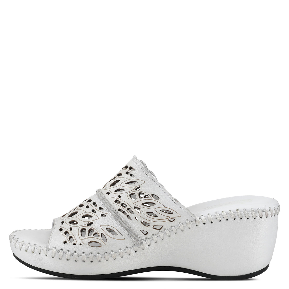Spring Step SPRING STEP KHYAHEY SLIDE SANDALS sandal in white with comfortable everyday design