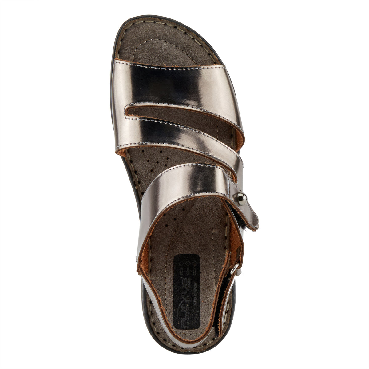 Flexus FLEXUS MAERA L070 SANDAL sandal in silver with flexible sole