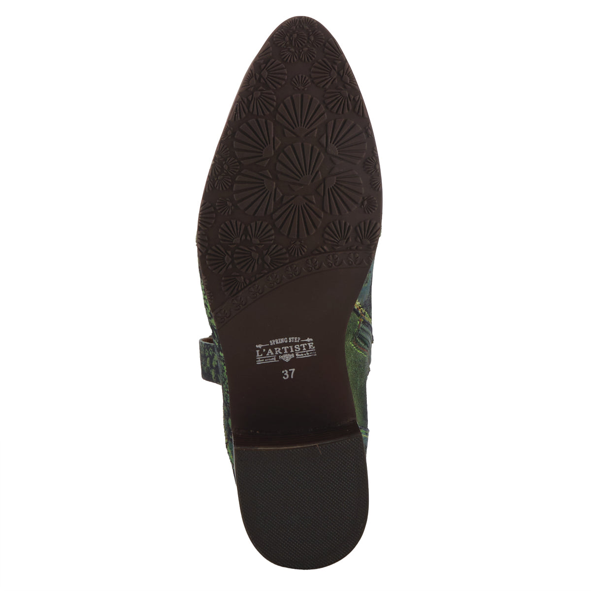 L'Artiste L'ARTISTE LADYLUCK WESTERN BOOTIES boot in navy multi suede with handcrafted leather design
