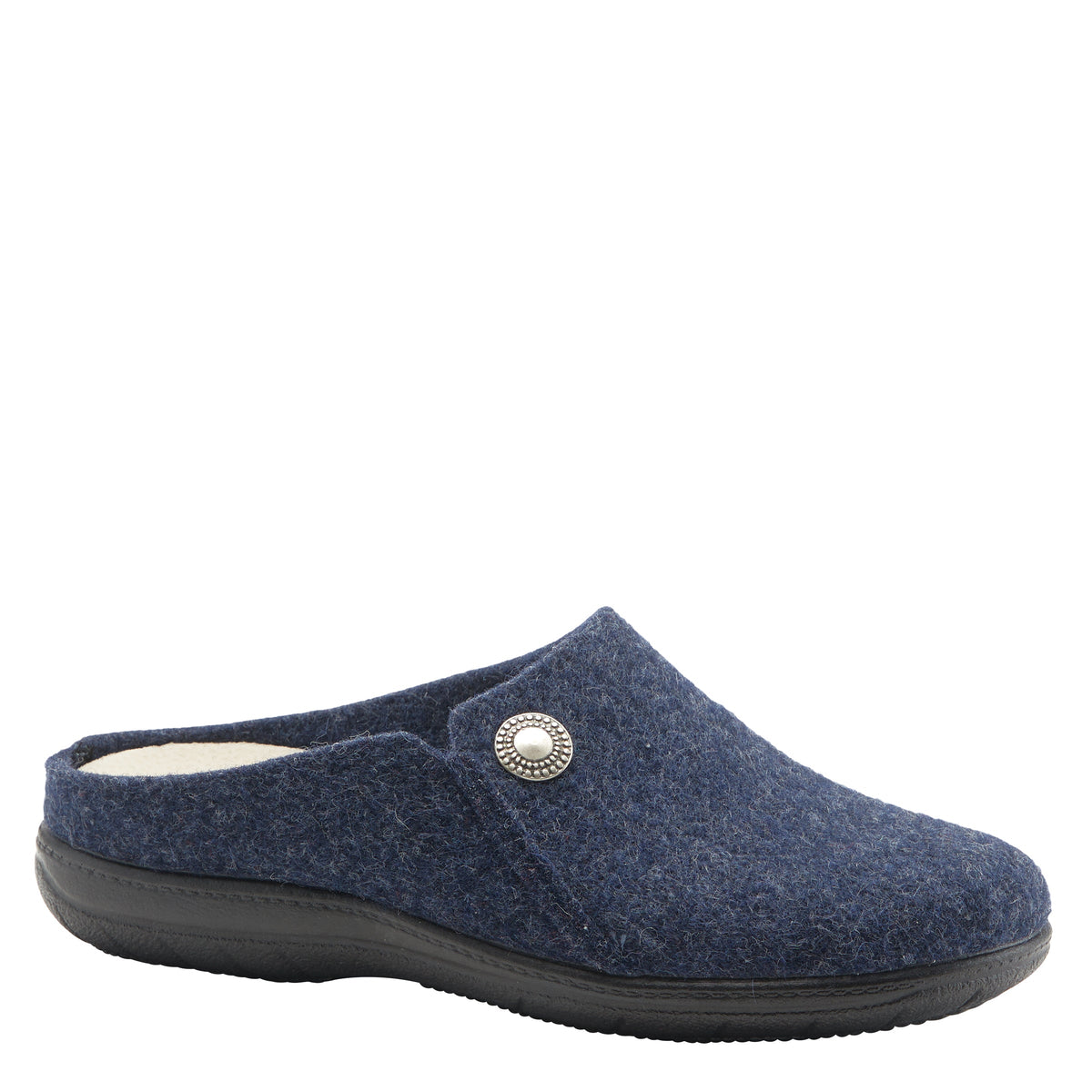 Flexus FLEXUS LALA SLIPPERS comfort shoe in navy with flexible sole