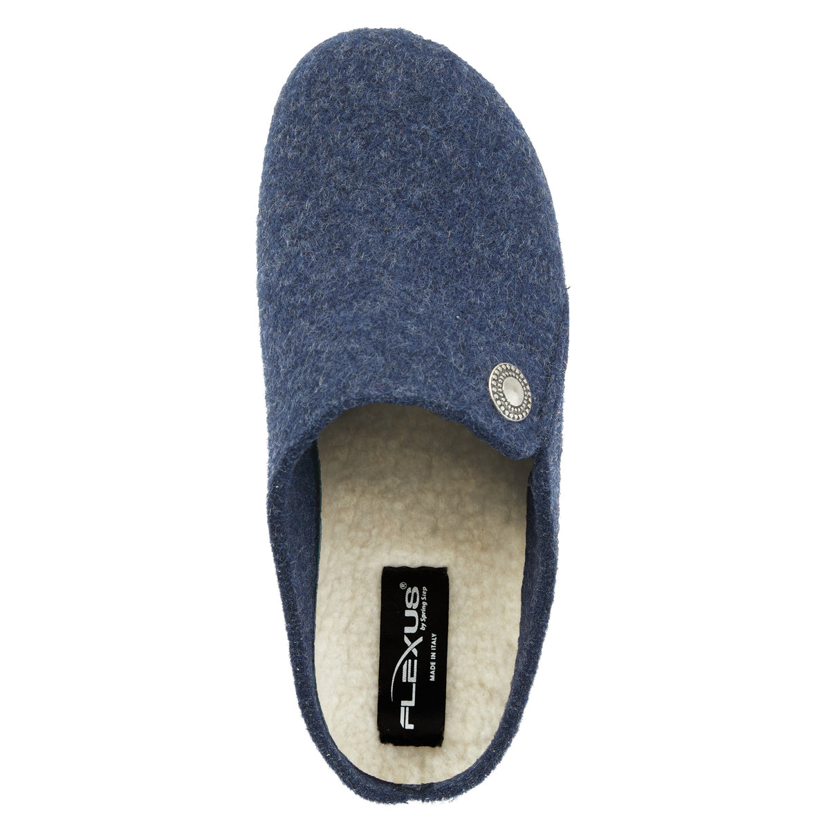 Flexus FLEXUS LALA SLIPPERS comfort shoe in navy with flexible sole