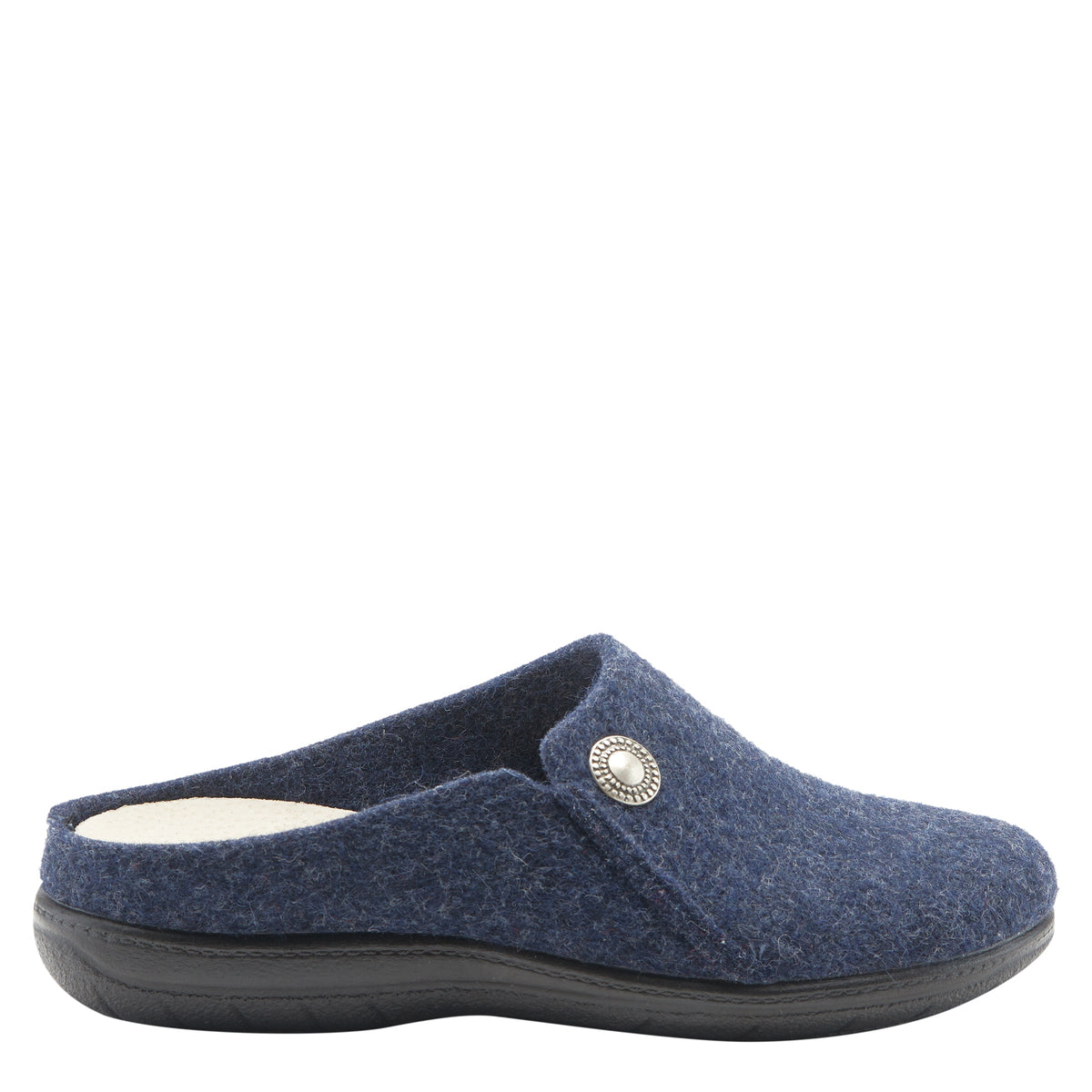 Flexus FLEXUS LALA SLIPPERS comfort shoe in navy with flexible sole