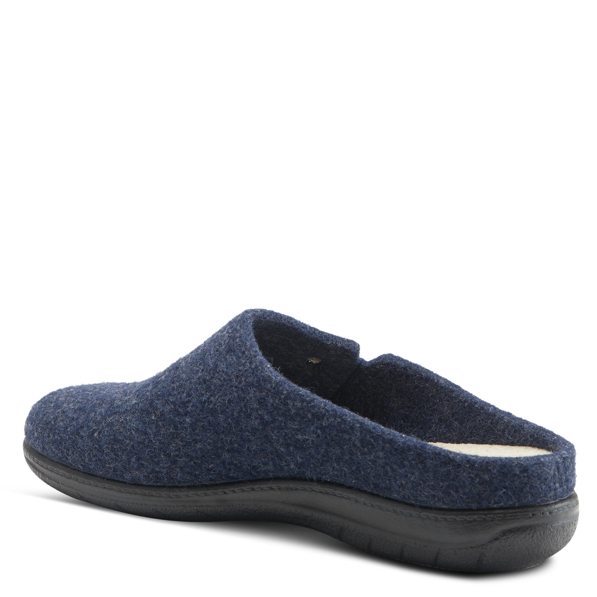 Flexus FLEXUS LALA SLIPPERS comfort shoe in navy with flexible sole