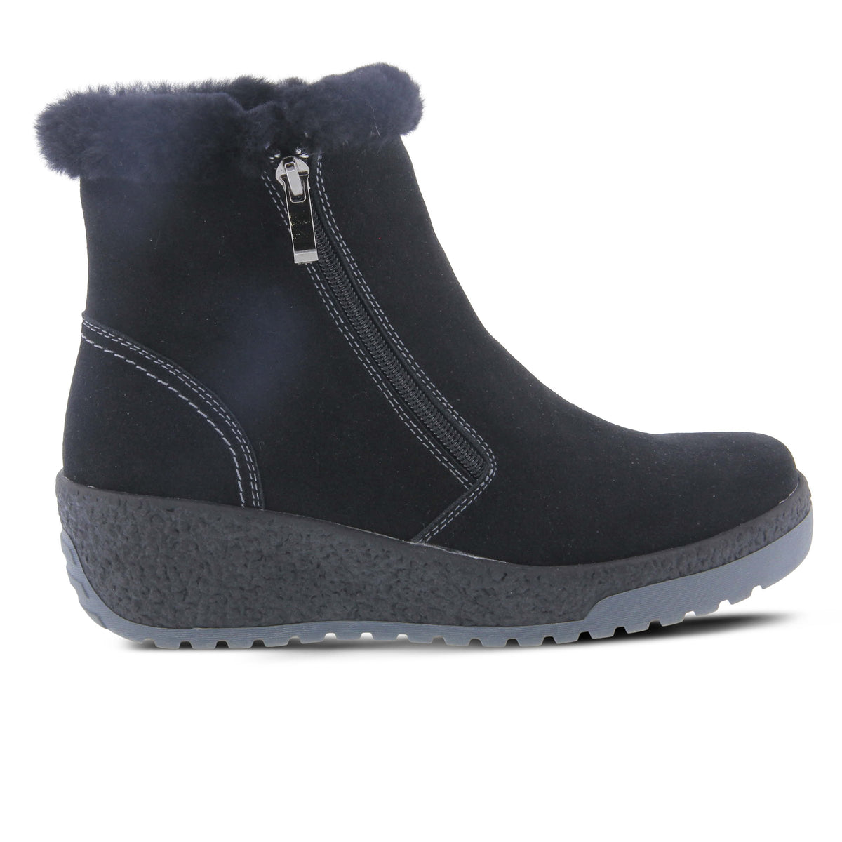 Spring Step Spring Step LAMBI Boots boot in black suede with comfortable everyday design