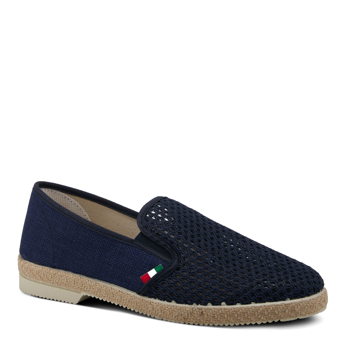 Spring Step SPRING STEP MEN LAWRENCE MEN'S SLIP-ON SHOE shoe in navy with comfortable everyday design