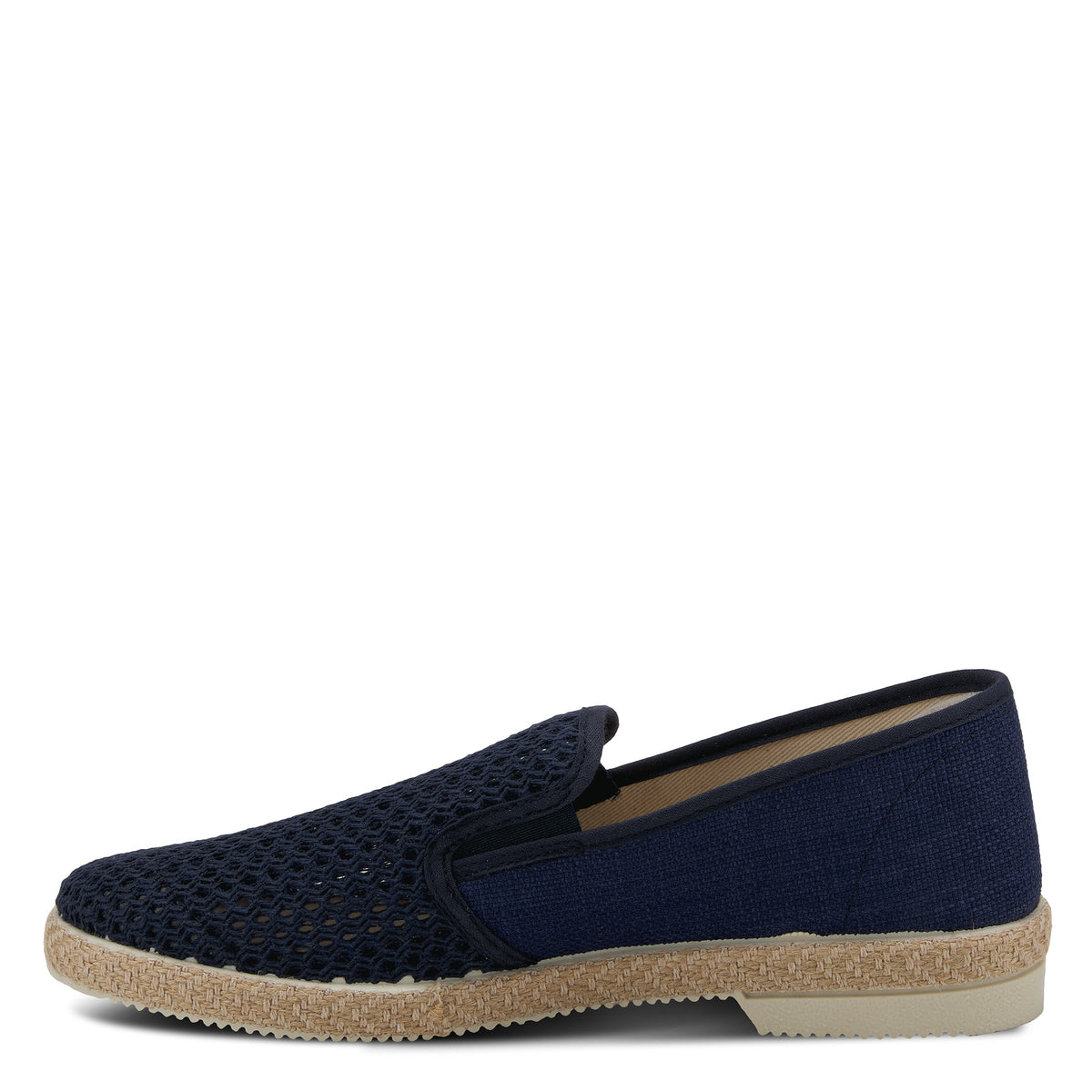 Spring Step SPRING STEP MEN LAWRENCE MEN'S SLIP-ON SHOE shoe in navy with comfortable everyday design