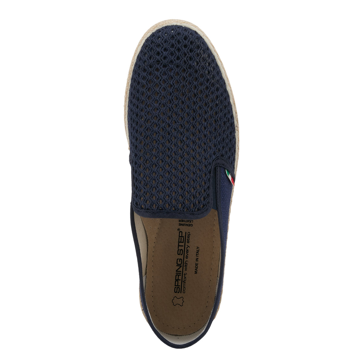 Spring Step SPRING STEP MEN LAWRENCE MEN'S SLIP-ON SHOE shoe in navy with comfortable everyday design