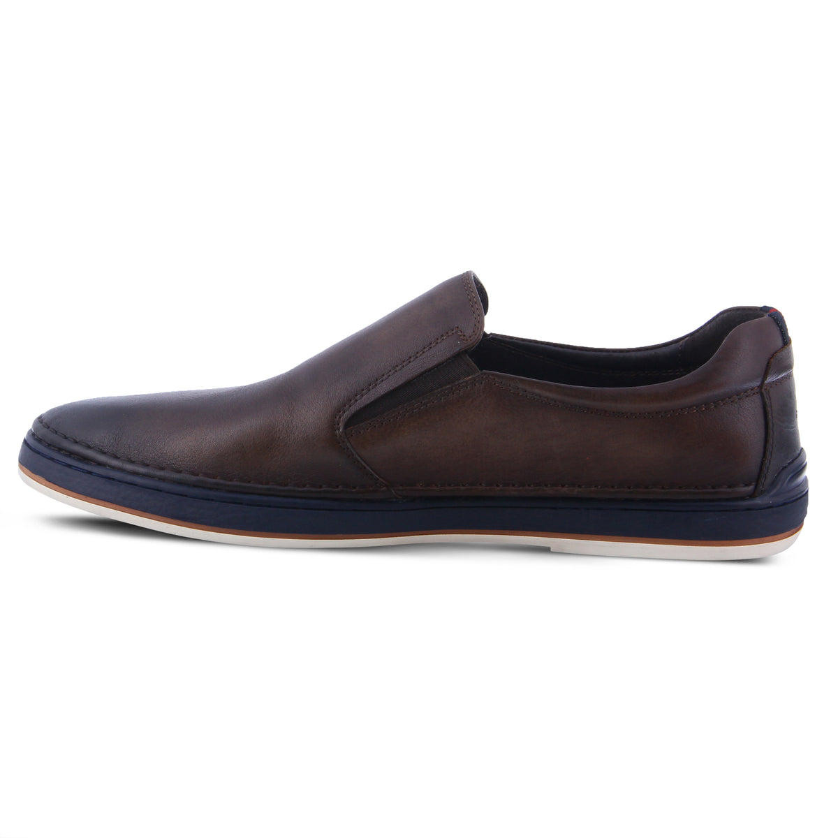 Spring Step SPRING STEP MEN LUGANO SLIP-ON SHOE shoe in dark brown with comfortable everyday design