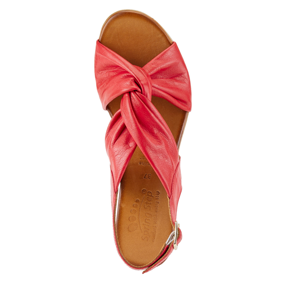Spring Step SPRING STEP MADELEINE SANDAL sandal in red with comfortable everyday design