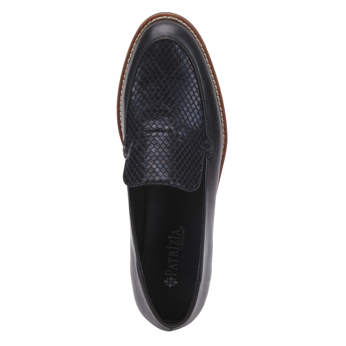Patrizia PATRIZIA MADO LOAFER fashion shoe in black python with stylish fashion design
