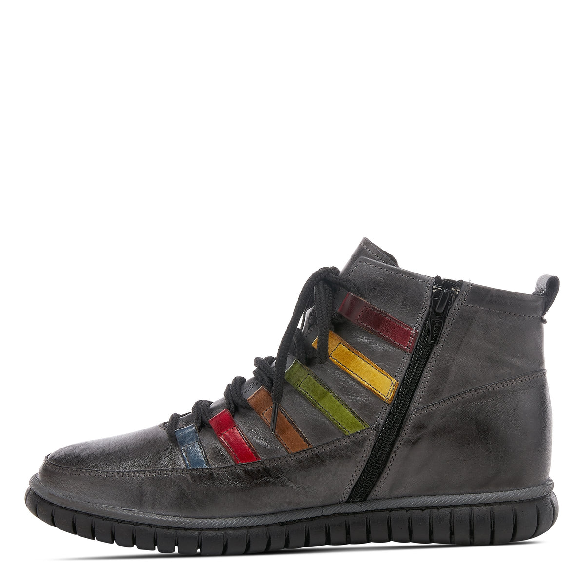 Spring Step SPRING STEP MAMBO BOOTS boot in dark grey multi with comfortable everyday design