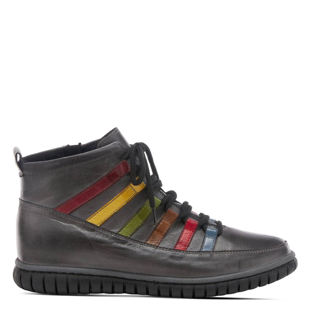Spring Step SPRING STEP MAMBO BOOTS boot in dark grey multi with comfortable everyday design