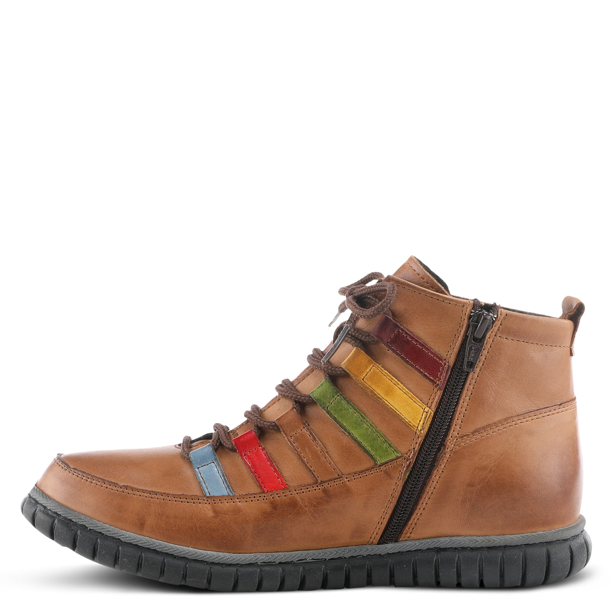 Spring Step SPRING STEP MAMBO BOOTS boot in medium brown multi with comfortable everyday design