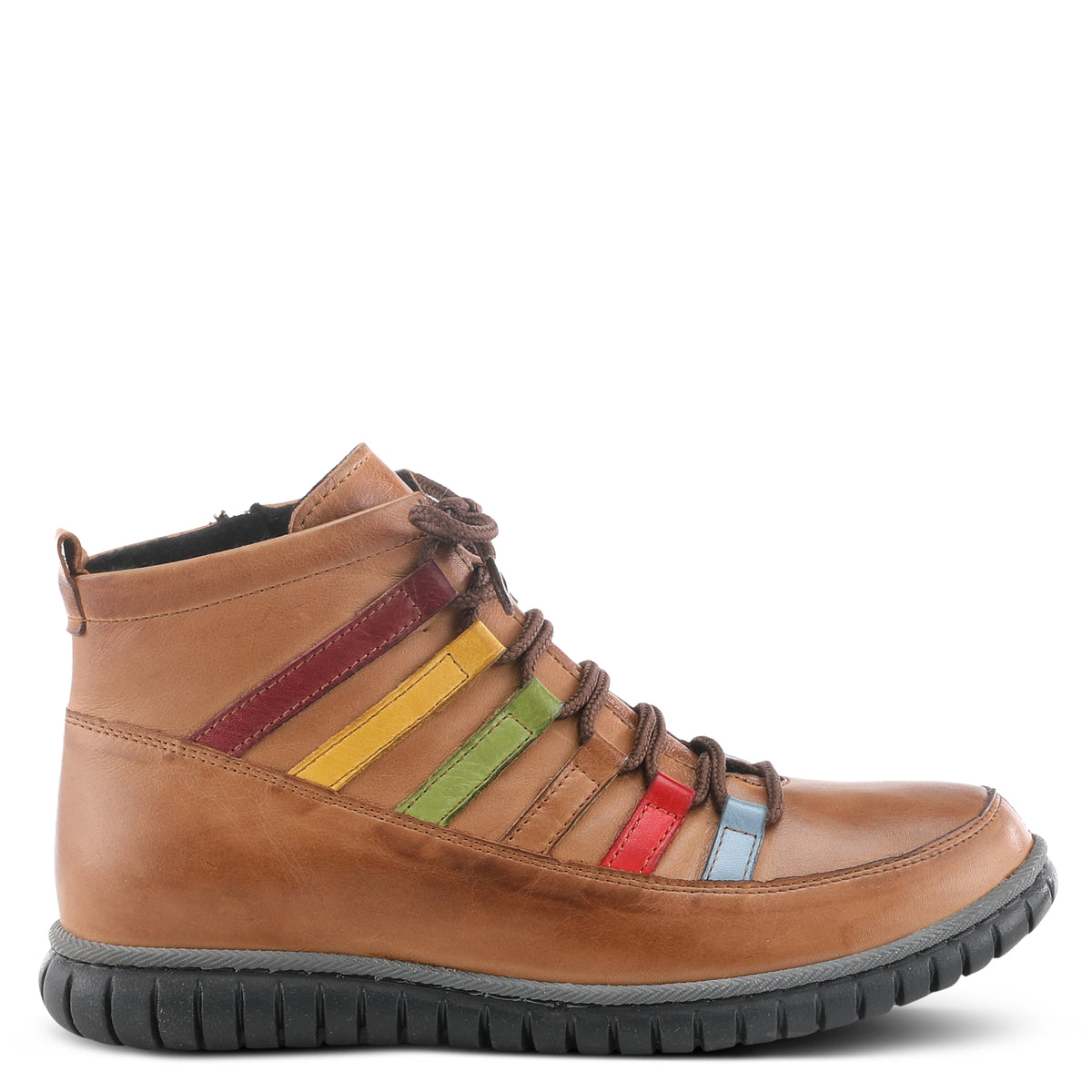 Spring Step SPRING STEP MAMBO BOOTS boot in medium brown multi with comfortable everyday design