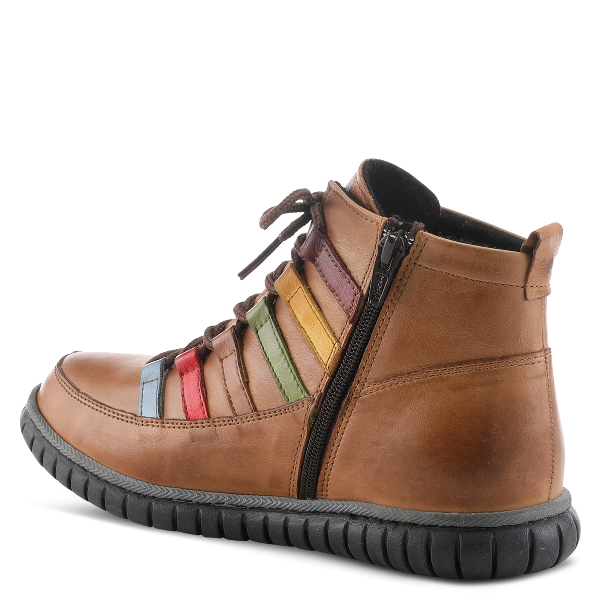 Spring Step SPRING STEP MAMBO BOOTS boot in medium brown multi with comfortable everyday design