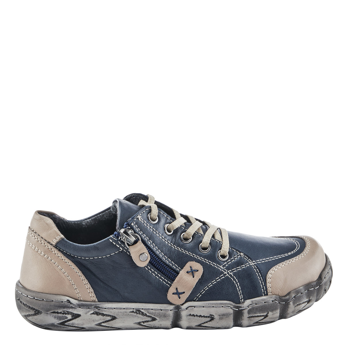 Spring Step SPRING STEP MAYSOON SHOE shoe in navy multi with comfortable everyday design