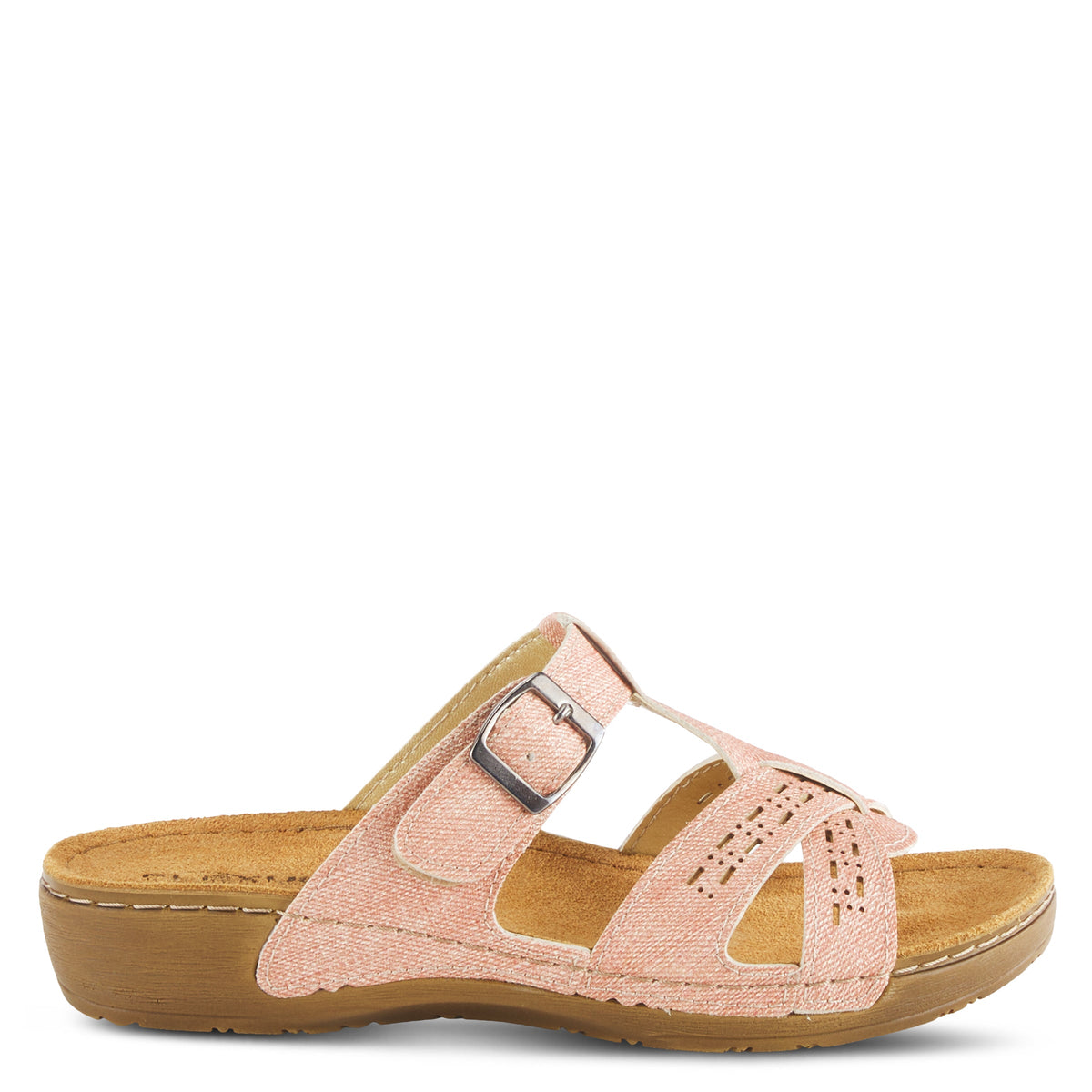 Flexus FLEXUS NERY-JEANS SLIDE SANDAL sandal in pink with flexible sole