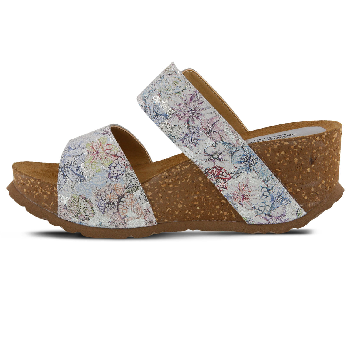 Spring Step SPRING STEP NOMYS SLIDE SANDAL sandal in black multi with comfortable everyday design