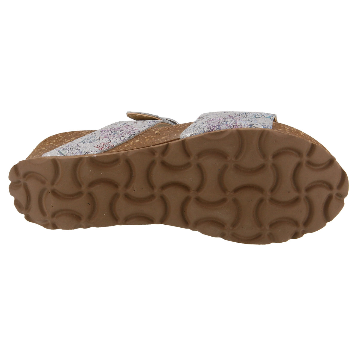 Spring Step SPRING STEP NOMYS SLIDE SANDAL sandal in white multi with comfortable everyday design